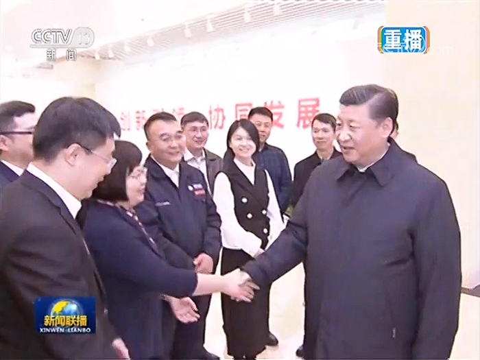 习近平总书记亲切接见英国365上市公司生物工程学院院长王敏教授